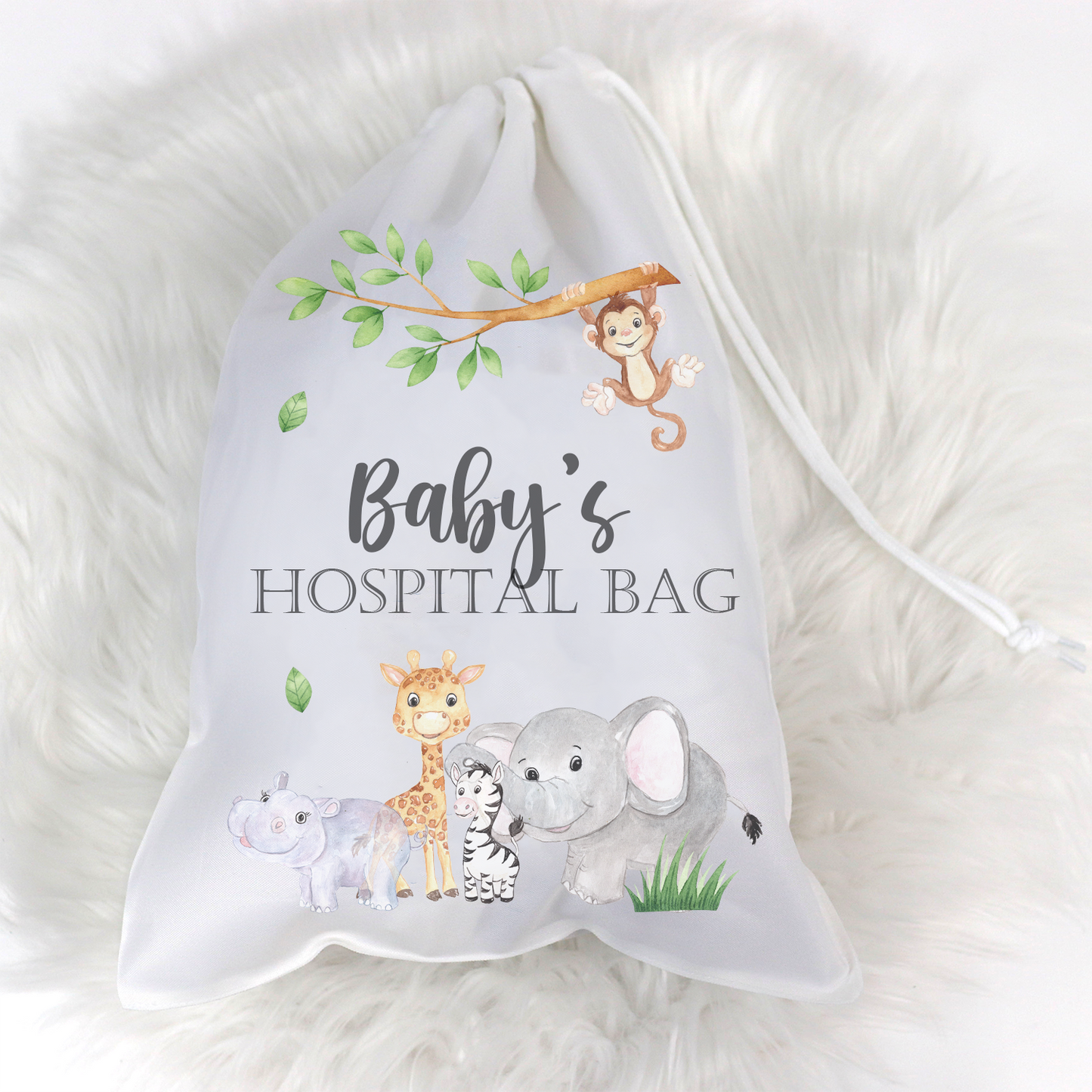 Safari Baby Hospital Bag Sack ⏰