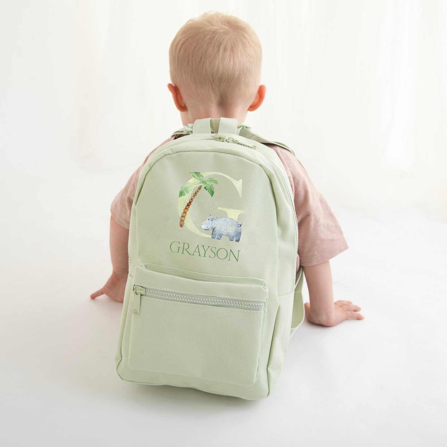 Safari Initial Name Mini Essentials Backpack