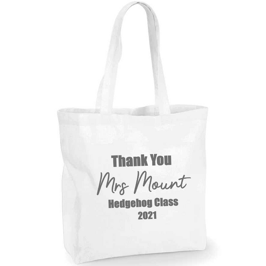 Thank You Teacher Large Tote Bag