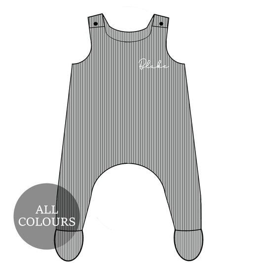 CYO Ribbed Lounge Footie Romper (Made to Order)