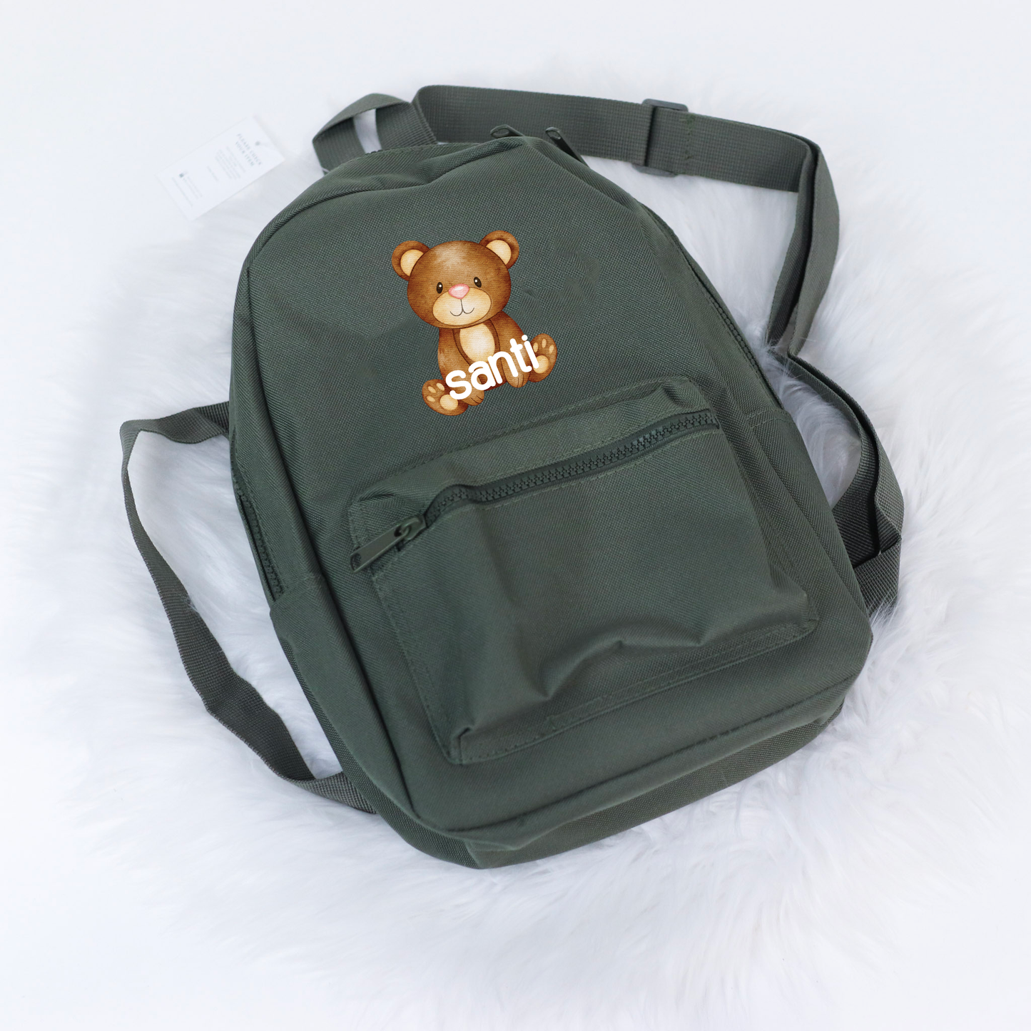 Bear Name Mini Essentials Backpack