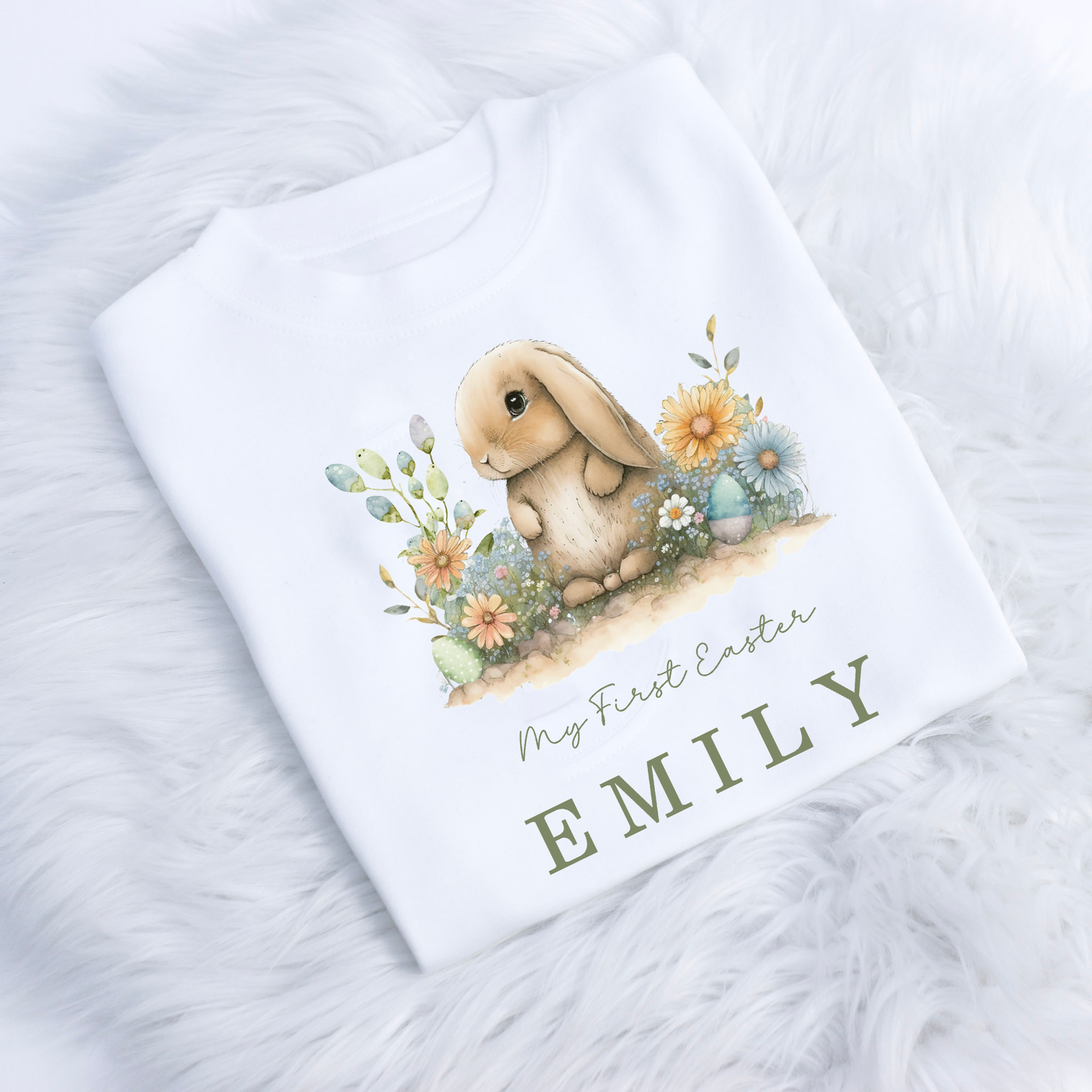 First Easter Bunny Name T-shirt