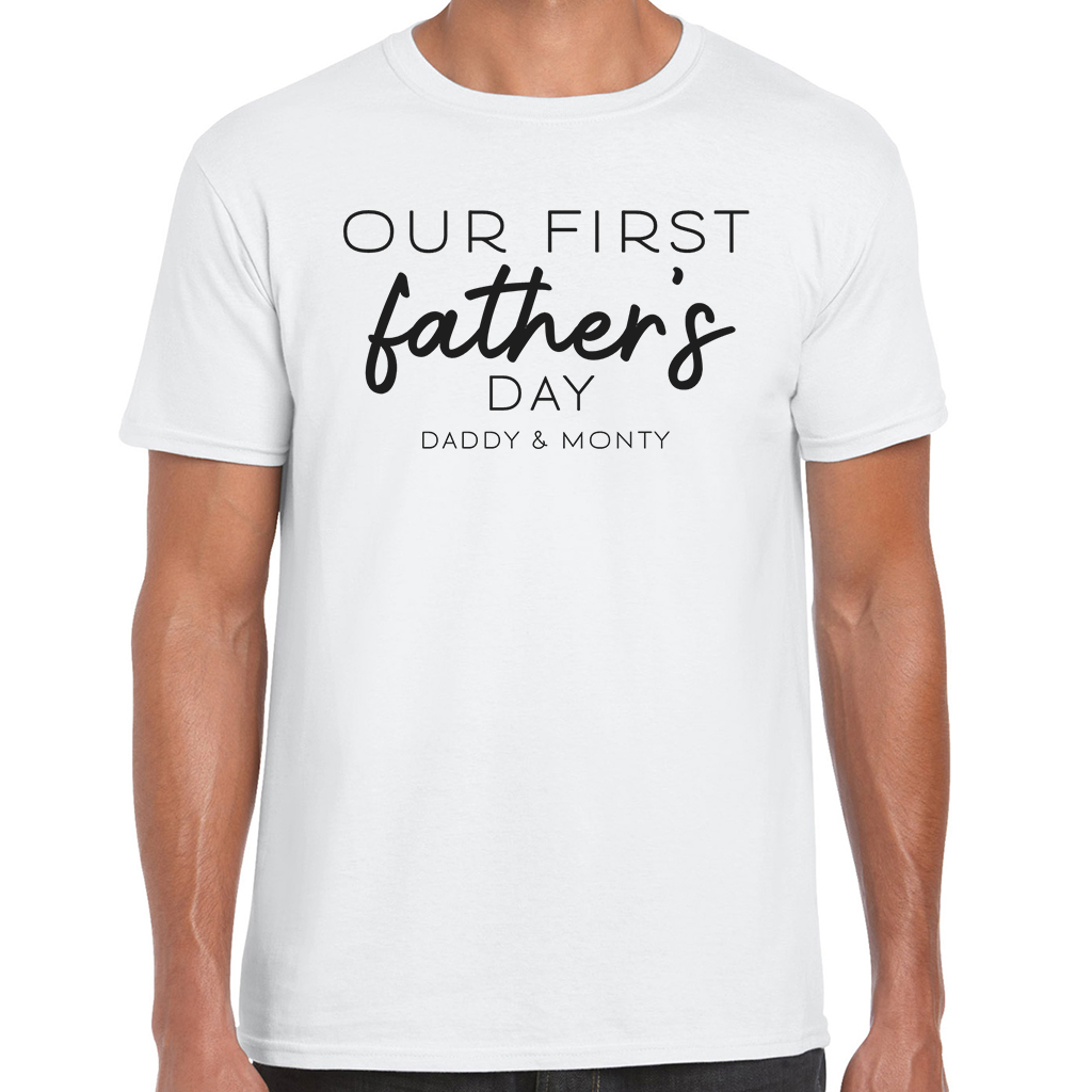 First Father's Day Adults Softstyle T-Shirt
