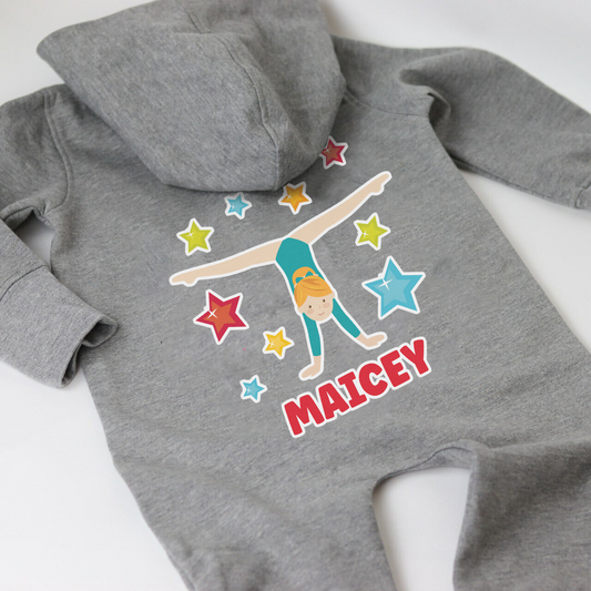 Gym Stars Personalised Onesie (Younger Sizes)