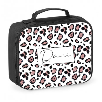 Leopard Forever Personalised Lunch Bag