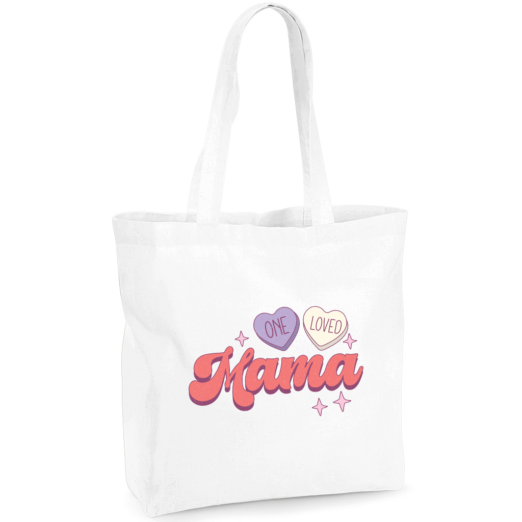 One Loved Mama Large Tote Bag